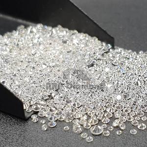 Diamantes de corte brillante pulidos sueltos naturales de 1,25 MM de alta calidad GH Color VVS Clarity 0.009 CT para anillo de propuesta certificado IGI - Product Image 2