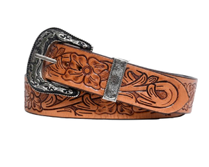 High Quality Hand crafted and hand tooled Customized Design <b>Cowboy</b> Western Leather <b>belt</b> from Wholesale supplier - Product Image 1