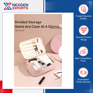 Increíble Oferta: Bolsa de Cosméticos de Cuero PU Ecológico de Alta Calidad con Cremallera, Gran Capacidad, Ligera y Personalizable - Product Image 4