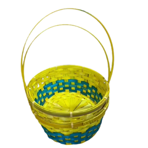 Panier de rangement en feuilles de palmier naturelles tissées, écologiques, de haute qualité, fait à la main, personnalisable, boîte d'emballage cadeau multi-usages - Product Image 1