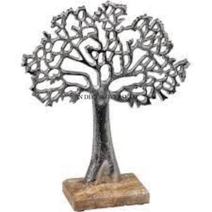 Magnifique Look Argent Brillant Poli Meilleure Qualité En Métal Fabriqué Arbre Designer Sculpture Maison Et Hôtel Décoration Fourniture De L'Inde - Product Image 5