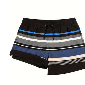 Pantalones cortos de fitness de secado rápido para hombre con bolsillos de talla grande pantalones cortos de sublimación de playa lisos al por mayor patrón sólido barato - Product Image 2