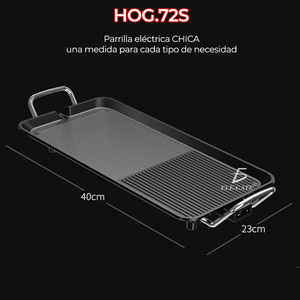 Grande Griglia Elettrica da Cucina 40x23cm in Materiale PTFE Antiaderente - Product Image 3