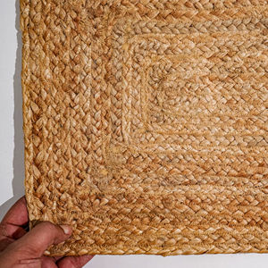 Braided <b>Jute</b> <b>Placemat</b> 40 x 40 cm Eco Friendly Tableware Dining Mat for Wholesale Home Decor Export Bulk - Product Image 1