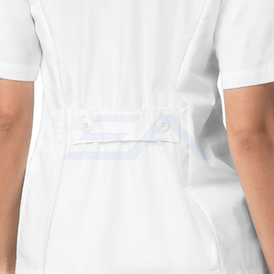 Uniforme Médico de Alta Calidad ENROBE APPAREL, Blusa para Mujer, 100% Algodón, Detección de Agujas, Uso Hospitalario, Fusión sin Costuras, Personalizable - Product Image 6