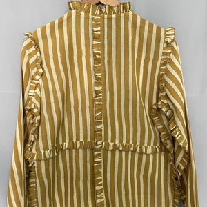 Túnica Floral de alta calidad de manga corta con estampado Floral Maxi vestidos de gasa vestido largo con cuello en V - Product Image 1