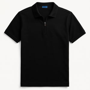 Polo de Moda Masculina con Cuello de Cremallera, Personalizado al por Mayor, Alta Demanda, Material de Alta Calidad, Ligero y Cómodo, Polo Moderno - Product Image 5