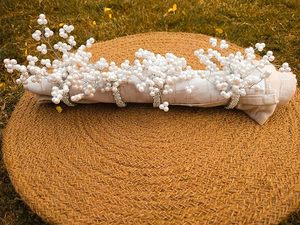 Los servilleteros de hierro antiguo de alta calidad con perlas agregan un toque romántico a las cenas Decoración de mesa impresionante para invitados - Product Image 5