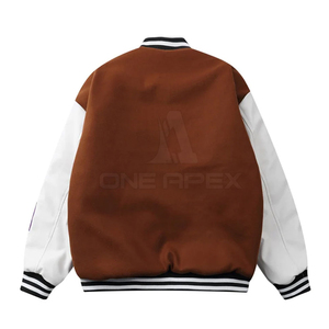 Chaqueta Varsity Lettermen personalizada de la mejor calidad para adultos Chaqueta de béisbol universitaria de invierno de lana fina para jóvenes Chaqueta personalizada - Product Image 2