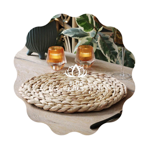 Napperon en jacinthe d'eau personnalisé résistant à la chaleur avec des prix bon marché de la ferme de lotus bleu du Vietnam - Product Image 1