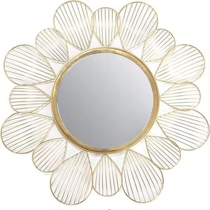 Trending New Arrival Espejo de pared decorativo de metal Ecológico Tamaño personalizable Regalos de boda y inauguración de la casa Kraft World - Product Image 6