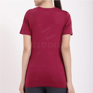 Camiseta de Mujer, Nuevo Estilo Único, Algodón y Fibra de Bambú, Transpirable, Secado Rápido, Ropa Urbana, Superventas para Verano - Product Image 2