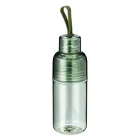 Bouteille d'eau personnalisée en PETG de 520 ml sans BPA, à boire directement, avec corde pour le camping, design minimaliste