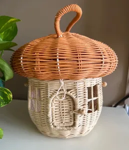 Nuevo diseño para la cesta de la casa de ratán para niños, colorida para niños, diseños OEM, bodas personalizadas de la fábrica de Vietnam - Product Image 6
