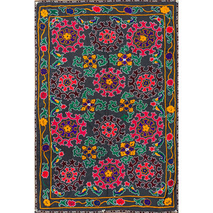 Handmade Jean Grey & Black Cotton Home Textile Jaipur <b>Rugs</b> for US Living <b>Spaces</b> - Product Image 1