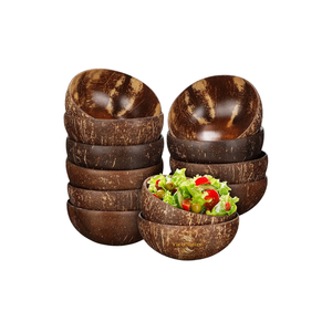 Handmade Polished <b>Coconut</b> <b>Shell</b> Bowls-Traditional Vietnamese Design Eco-Friendly Sustainable Dinnerware Set of 6-10 for Home Use - Product Image 4