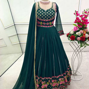 Abaya Abierta con Cuentas Hechas a Mano, Ropa Islámica de Dubái, Personalizada al por Mayor, para Mujer, Modesta, de Poliéster, Diseño de 8 Piezas - Product Image 1