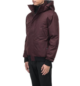Blouson Bomber Stanford 2025 Unisexe Logo Personnalisé OEM Hiver Décontracté Sport Course à Pieds Capuche Dissimulée Doublure Sherpa - Product Image 3
