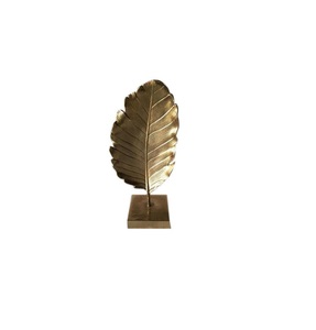 Handmade Large Leaf Shaped Aluminum Platter Nickel Polished Customized <b>Decorative</b> Food Serving Tray Kitchen Dining Table <b>Home</b> - Product Image 2