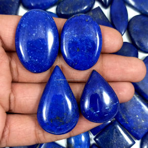 Lot de pierres précieuses en lapis-lazuli naturel, cabochon, pierres semi-précieuses, cristal de quartz, pierre de guérison, prix de gros - Product Image 3