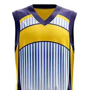 Dernier modèle d'uniforme de basket-ball à sublimation cousu pour homme, uniforme d'équipe confortable - Product Image 3