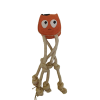 Jouet pour chien personnalisé fait à la main de haute qualité en peluche d'animal en forme de dessin animé mignon jouets en peluche pour animaux de compagnie pour chiens grossiste