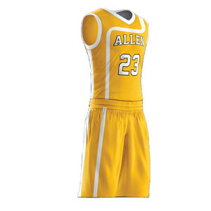 เครื่องแบบบาสเก็ตบอลชุดบาสเก็ตบอลออกแบบได้เองพิมพ์โลโก้ตามสั่ง - Product Image 6
