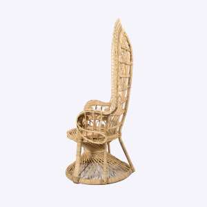 Silla de Ratán Clásica con Forma de Pavo Real, Muebles de Ocio Vintage Hechos a Mano para Sala de Estar, Hotel, Apartamento, Villa, Más Vendidos - Product Image 4