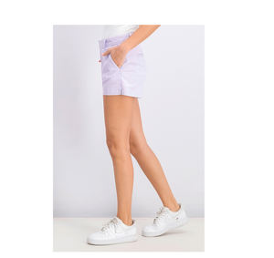 Pantalones cortos deportivos para correr para mujer, shorts de algodón y poliéster con bolsillos y logotipo personalizado, venta al por mayor - Product Image 2