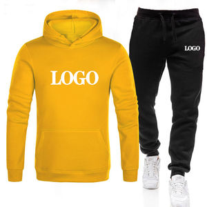Conjuntos de 2 Piezas de Sudadera con Capucha y Pantalones Deportivos de Algodón para Hombre, Impresión Digital Personalizada, Ropa Deportiva de Invierno, Estilo Urbano, Costuras en Contraste, ODM - Product Image 6