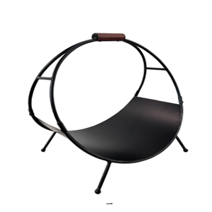 Metal <b>Log</b> Holder Durable & Rust-Resistant Perfect for Firewood Storage Indoor & Outdoor Use Modern Design - Product Image 5