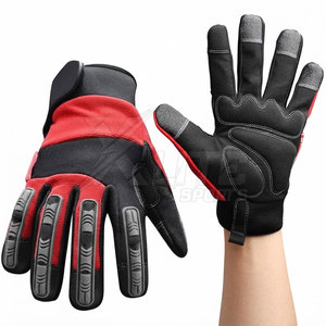 Gants de travail automobiles au design optimal, gants mécaniques à ajustement flexible pour la réparation en garage, l'entretien automobile, le travail avec des machines et la manipulation d'outils - Product Image 6