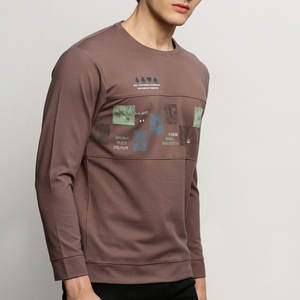 เสื้อสเวตเชิ้ตผู้ชายคุณภาพสูง ราคาโรงงาน บริการ OEM รับสกรีนโลโก้ สีพื้นเรียบ - Product Image 6