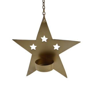 Support de T-light suspendu de conception colorée avec le bougeoir de conception de finition peinte Dîner de villa d'intérieur et conception de mariage - Product Image 3