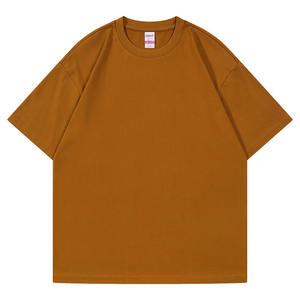 เสื้อยืดผู้ชายผ้าคอตตอนไซส์ใหญ่พิเศษพิมพ์โลโก้สีทึบสั่งพิมพ์ MOQ ต่ำ - Product Image 2
