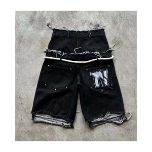 Short en détresse conçu pour le confort d'été Tissu léger en vrac disponible - Product Image 2