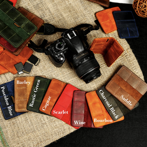 Porta Tarjetas SD de Cuero Personalizado, Cartera para Tarjetas de Memoria Hecha a Mano - Product Image 6