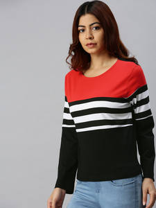 T-shirt en coton de qualité supérieure pour femme-Look classique, coupe moderne-Doux, durable et léger-Idéal pour la superposition ou le style solo - Product Image 3