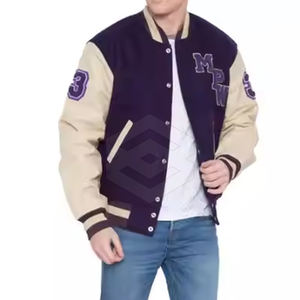 Dernier modèle de veste Letterman Veste Letterman de couleur personnalisée à manches longues à bas prix fabriquée au Pakistan - Product Image 5