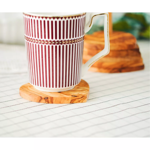 Juego de 6 posavasos en forma de corazón de madera maciza natural al por mayor, vajilla hecha a mano de Vietnam - Product Image 6