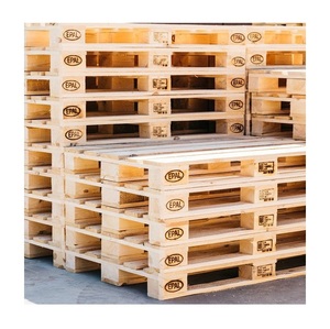 Paletas de madera de pino duradero Euro Epal, entrada de 4 vías para almacenamiento en almacén, ¡a la venta ahora!
