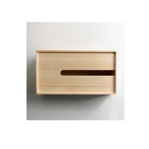 Boîte à mouchoirs rectangulaire en bois écologique moderne faite à la main, options personnalisables, logo personnalisé de haute qualité, maison, bureau - Product Image 3