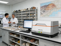 Analizador de Minerales XRF de Sobremesa en Tiempo Real con Algoritmo Avanzado y Fácil Uso, Calidad de Laboratorio, Espectrómetro de Rayos X con Vacío Externo EDX-V62