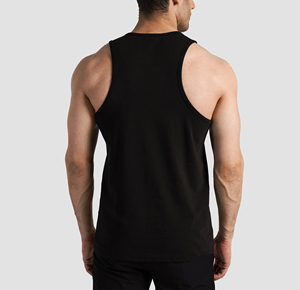 Camisetas sin Mangas para Hombre al por Mayor, Personalizadas, Transpirables, de Talla Grande, 100% Algodón, Tejidas, para Entrenamiento, Gimnasio, Fisicoculturismo y Fitness - Product Image 2