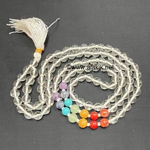 Mala de Chakra, Cuentas de Gemas Naturales para Cantar, Hechas a Mano, Ecológicas, Mala Budista Tibetana, Exportaciones Universales Alakik - Product Image 4