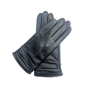 Gants en cuir véritable élégants Mitaines Hiver Chaud Thermique pour Hommes Femmes Décontracté Quotidien Extérieur & Fête Voyage Style Uni - Product Image 5