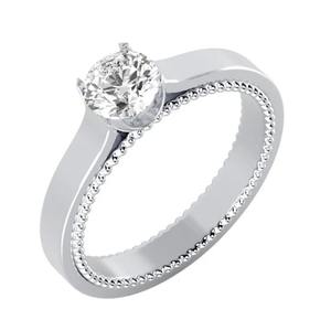 Bague de fiançailles en moissanite pour femme, bijoux en moissanite, bague ronde en moissanite de 5 mm, cadeau pour femme et homme - Product Image 3