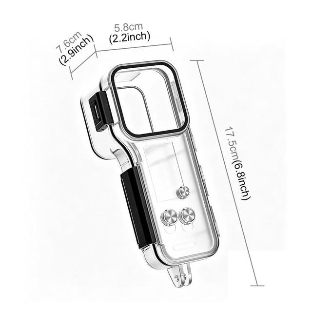 PULUZ Hot-selling for DJI Osmo Pocket 4 Gimbal Camera 50m Diving Waterproof Case Diving Housing Underwater Cover Transparent