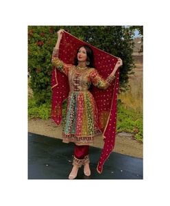 Afghan Kuchi Dresses Tribal Ethnic Vintage Kuchi Dress, Afghan/Pakistan Kuchi Party Traditional Vibrant Colors Dresses - Product Image 3