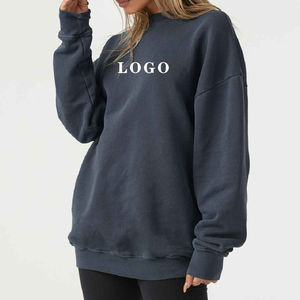 เสื้อสเวตเตอร์แบบสวมหัวสีล้วนสำหรับผู้หญิงเสื้อสเวตเตอร์ถักเข้ารูปแขนยาวคอฤดูหนาวสำหรับฤดูใบไม้ร่วง - Product Image 4